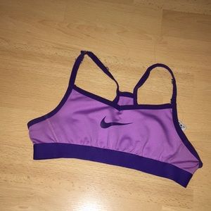 Small Nike Purple Sports Bra